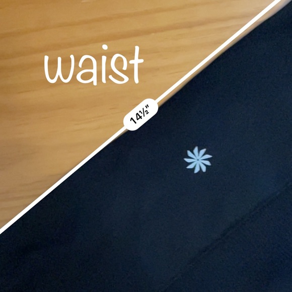 Athleta Breakthrough Lasercut Tights Black sz L - Picture 7 of 9